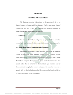 CHAPTER 4 FINDINGS AND DISCUSSIONS This chapter
