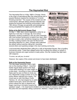 The Haymarket Riot