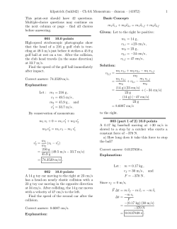 kilpatrick (bnk342) &ndash; Ch 6A Momentum &ndash; duncan &ndash; (41972) 1 This
