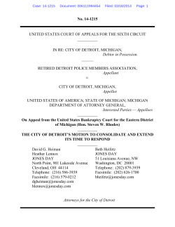No. 14-1215 UNITED STATES COURT OF APPEALS FOR THE