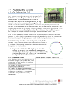 Planning the Gazebo - Utah Education Network