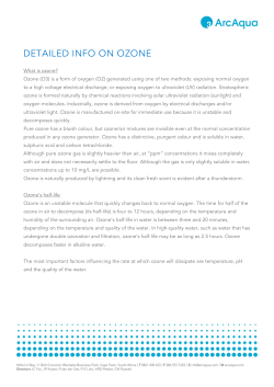 detailed info on ozone