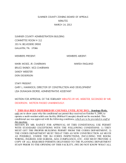 1. THIS HAS BEEN DEFERRED BY COUNSEL UNTIL JUNE 2013