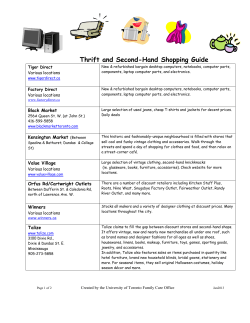 Thrift and Second-Hand Shopping Guide