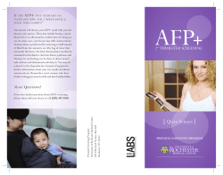 Second trimester screening