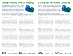 Eating Healthy While Camping Eating Healthy