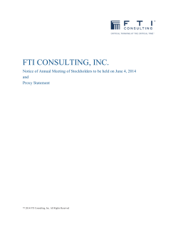 2014 Proxy Statement