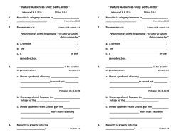 Sermon Notes 02/08/2015