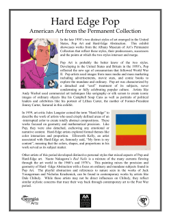 Hard Edge Pop - Albany Museum of Art