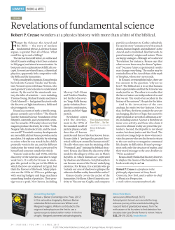 Revelations of fundamental science