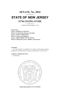 S 2834 - New Jersey Legislature