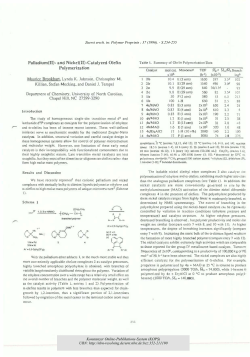 Palladium(II)- and Nickel(II)-Catalyzed Olefin