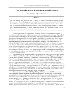 The Seam Between Romanticism and Realism