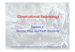 Observational Seismology