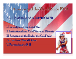 America and the World Since 1900 - Rose