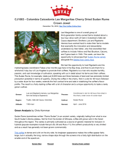 Colombia Caicedonia Las Margaritas Cherry Dried