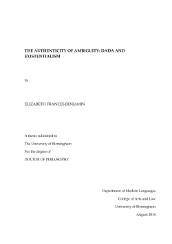 The authenticity of ambiguity - eTheses Repository