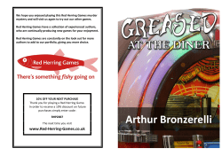 Sample booklet from the 6 player game