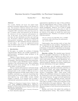 Bayesian Incentive Compatibility via Fractional Assignments