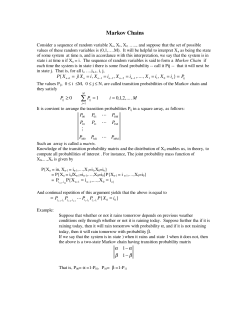 Markov Chains