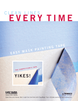 EasyMask&reg; Tapes