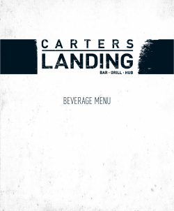 Carters Landing BEV 8-5x14 MENU 08-12