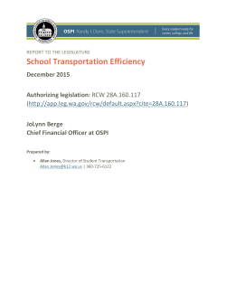 School Transportation Efficiency