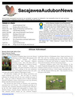 SAS Newsletter March 2016