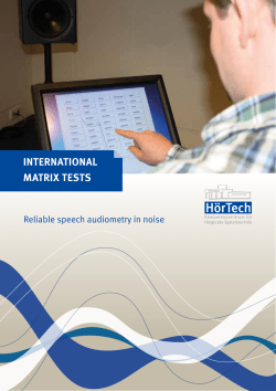 international matrix tests