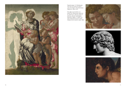 Opposite page: 14. Michelangelo, The Virgin and Child