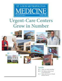 June Issue - St. Louis Metropolitan Medical Society