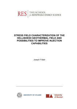 stress field characterization of the hellisheidi geothermal
