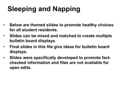 Sleep Tips - University Health Services