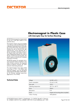 Electromagnet in Plastic Case