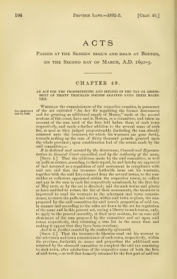 Acts and resolves passed by the General Court