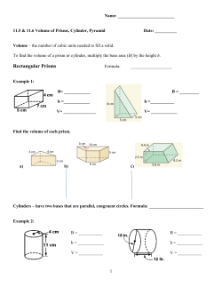 Rectangular Prisms