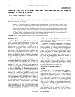 Physical Properties of Bedding Materials Determine the Marble