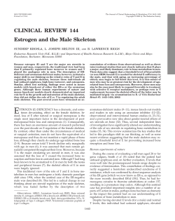 Estrogen and the Male Skeleton