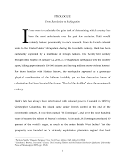 my big fat haitian thesis