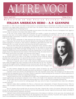 Current Newsletter - ITALIAN AMERICAN HERO