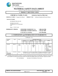 material safety data sheet