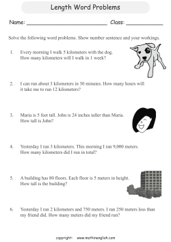 Length Word Problems