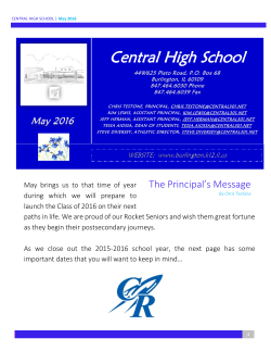 Central High School - Central School District 301