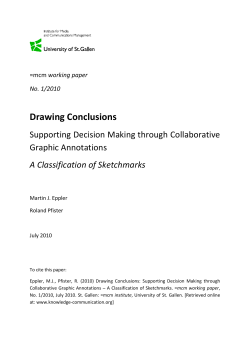 Drawing Conclusions - Knowledge Communication