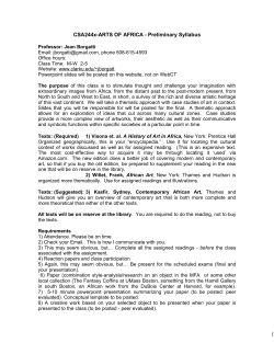 CSA244x-ARTS OF AFRICA