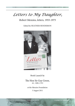 Letters to My Daughter