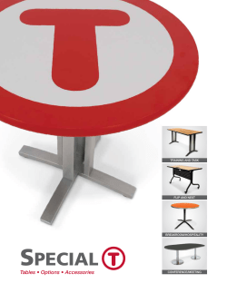 Tables &bull; Options &bull; Accessories - Special-T