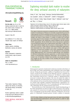 Exploring microbial dark matter to resolve the deep archaeal
