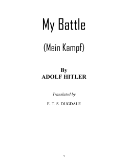 Mein Kampf - Portale Storia