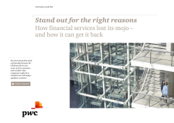 How financial services lost its mojo